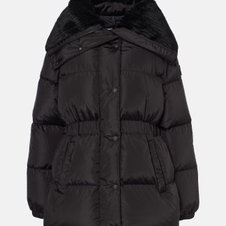 mode luxe Moncler Doudoune matelassée Brasseurs en noir