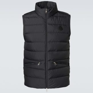 mode luxe Moncler Gilet en duvet Treompan noir