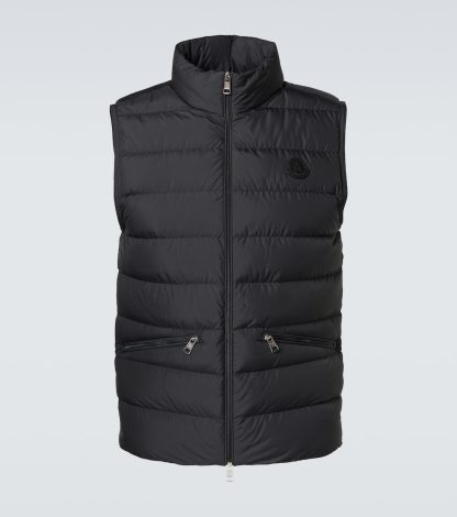 mode luxe Moncler Gilet en duvet Treompan noir