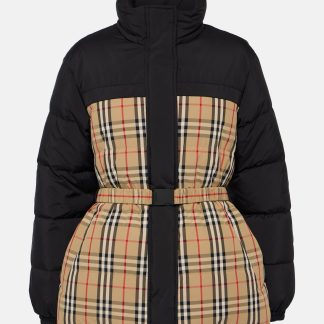 réplique de designer Burberry Doudoune réversible à carreaux Burberry en multicolore