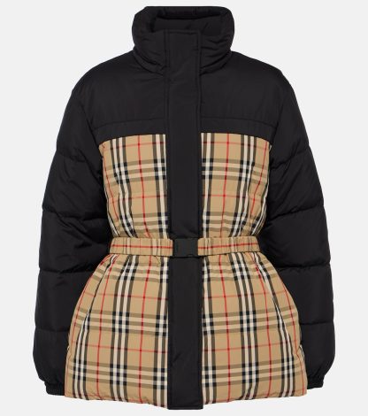 réplique de designer Burberry Doudoune réversible à carreaux Burberry en multicolore