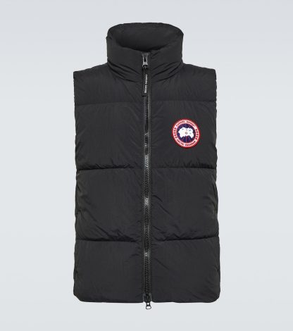 réplique de designer Canada Goose Gilet polaire matelassé Lawrence en noir