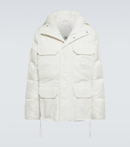 réplique de designer Canada Goose Parka d'expédition en blanc