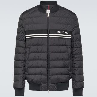 réplique de designer Moncler Doudoune matelassée Mounier en noir