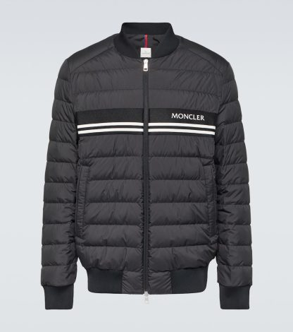 réplique de designer Moncler Doudoune matelassée Mounier en noir