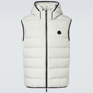 réplique de designer Moncler Gilet en duvet Valmasque en gris