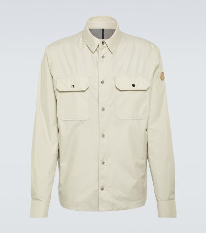 réplique de designer Moncler Surchemise Piz en blanc