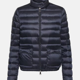 réplique de designer Moncler Veste en duvet matelassée Lans en bleu