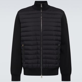 réplique de designer Moncler Veste en duvet noire