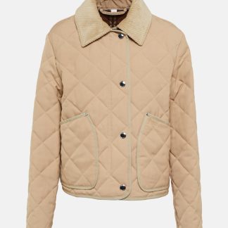 réplique de luxe Burberry Veste matelassée en beige