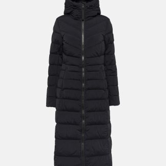 réplique de luxe Canada Goose Manteau de duvet long Clair en noir