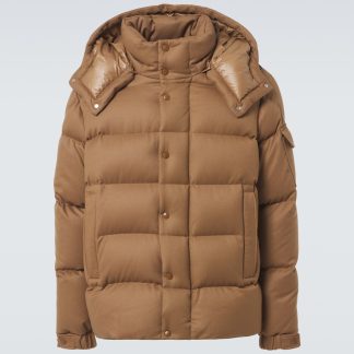 vente chaude designer Moncler Doudoune Vezere en marron