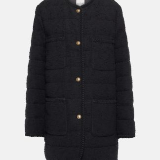 vente chaude designer Moncler Doudoune en coton mélangé Epafo en noir