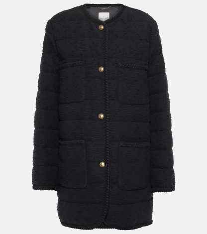 vente chaude designer Moncler Doudoune en coton mélangé Epafo en noir