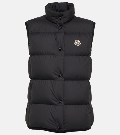 vente chaude designer Moncler Gilet en duvet Badia en noir