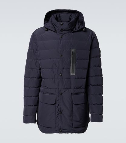 vente chaude designer Moncler Parka Arpettaz en bleu