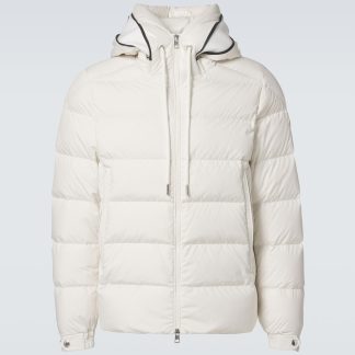 vente chaude designer Moncler Veste en duvet matelassée Cardere en blanc