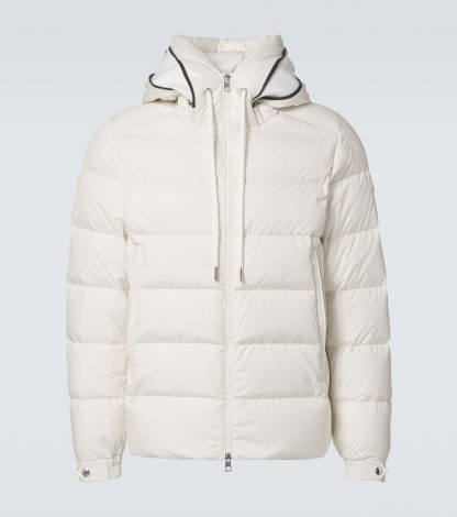 vente chaude designer Moncler Veste en duvet matelassée Cardere en blanc