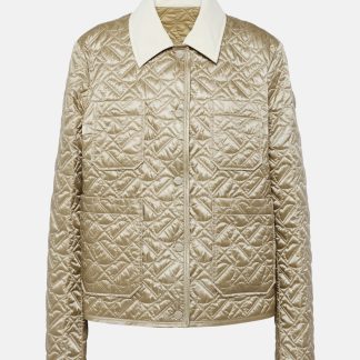 vente chaude designer Moncler Veste matelassée Vaerde en or