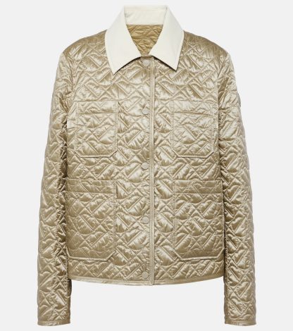 vente chaude designer Moncler Veste matelassée Vaerde en or