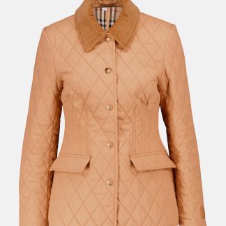 vente chaude luxe Burberry Veste matelassée en beige