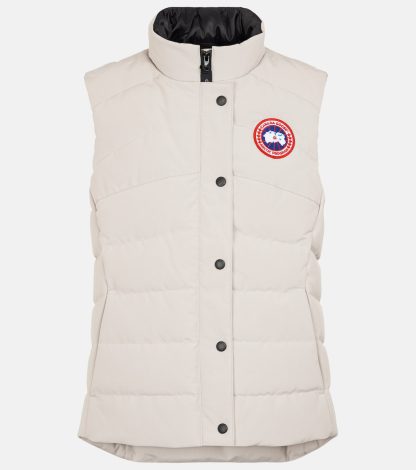 vente chaude luxe Canada Goose Gilet en duvet Freestyle en gris