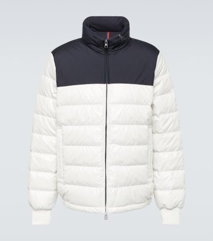 vente chaude luxe Moncler Doudoune matelassée Coyers en blanc