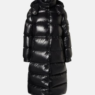 vente chaude luxe Moncler Manteau de duvet Cavettaz en noir