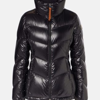 vente chaude luxe Moncler Veste en duvet Gast en noir