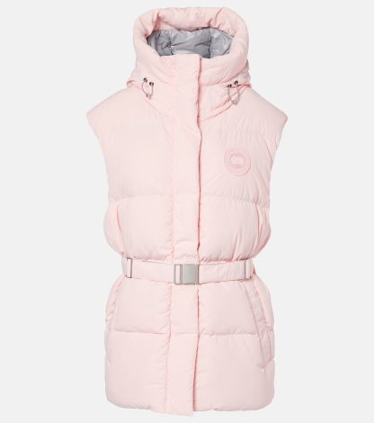 vente en gros de produits de luxe Canada Goose Gilet ceinturé Rayla en rose