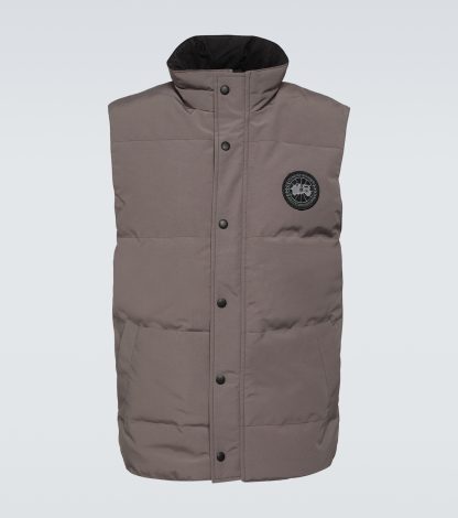 vente en gros de produits de luxe Canada Goose Gilet en duvet Black Label Garson en gris