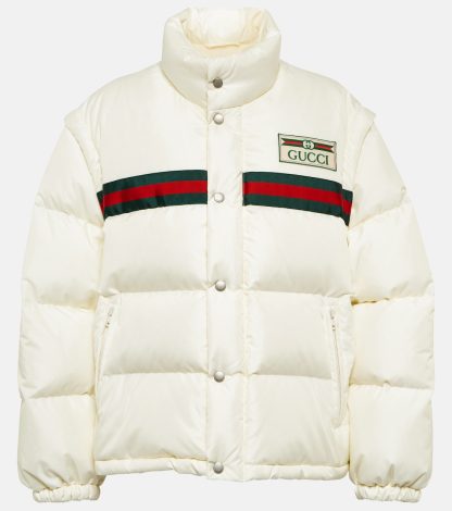 vente en gros de produits de luxe Gucci Doudoune matelassée en blanc